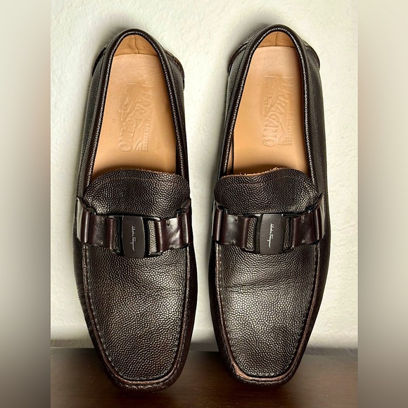 SALVATORE FERRAGAMO MOCCASIN US SIZE 10/SIZE 8.5 ITALY